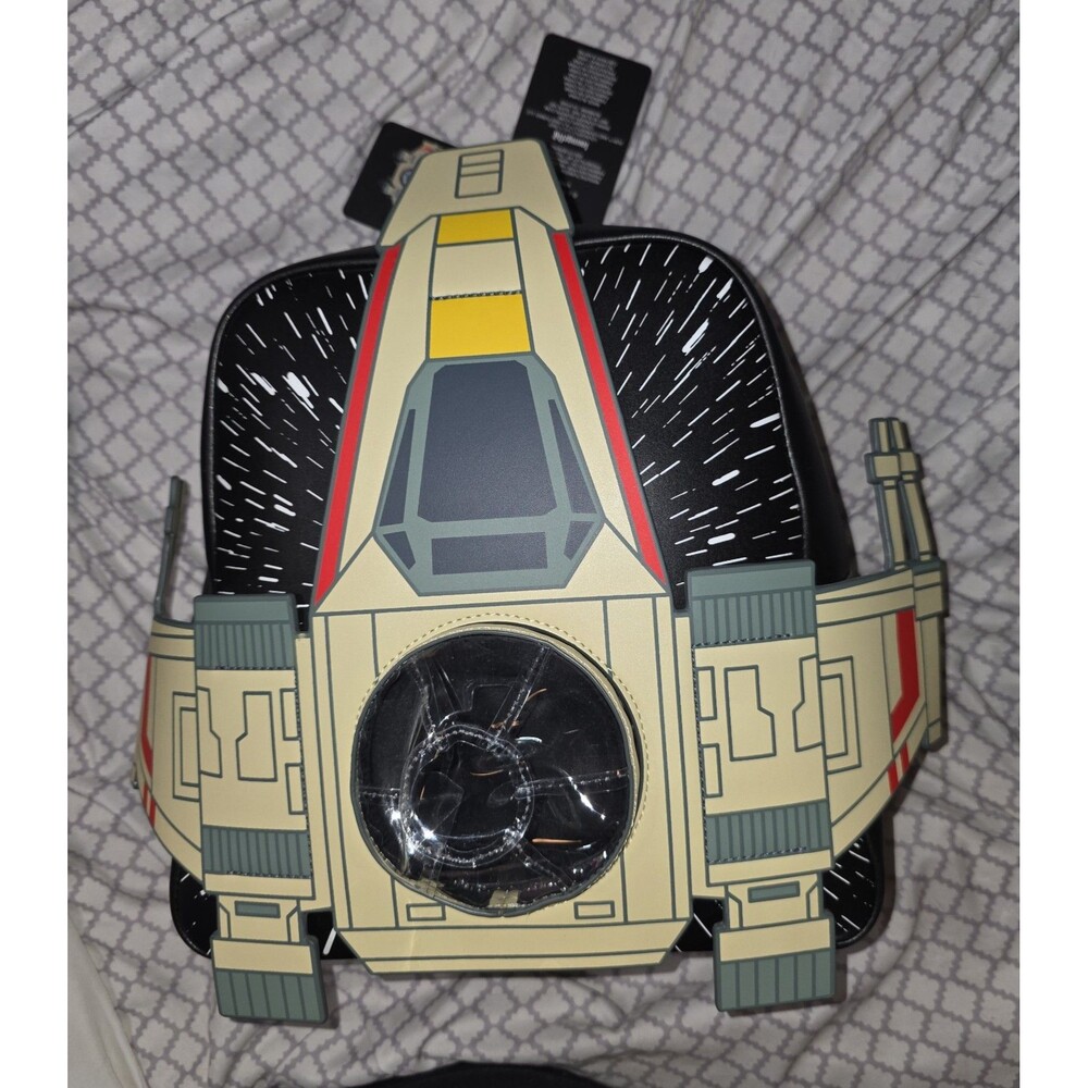 NWT loungefly Disney star wars x-wing 2022 galactic convention mini backpack!